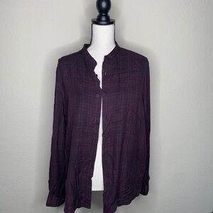 ASOS burgundy button down size M
